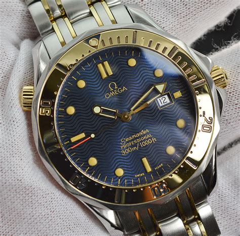 omega seamaster gold mens watch|pre owned Omega Seamaster watches.